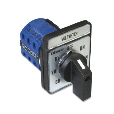 IP20 voltmeter selector reversing cam control switch